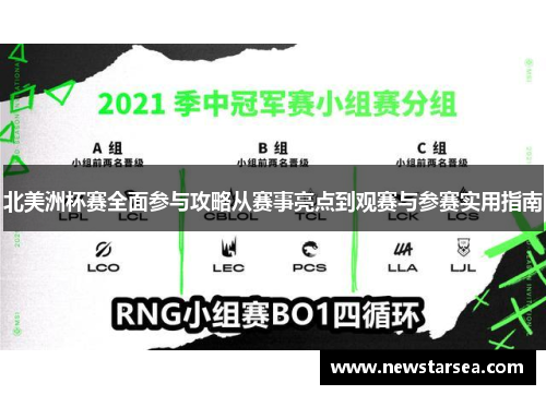北美洲杯赛全面参与攻略从赛事亮点到观赛与参赛实用指南